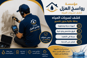 كشف تسربات المياه بالقصيم