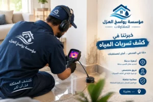 كشف تسربات المياه بعنيزة