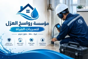 كشف تسربات المياه بحي النهضة